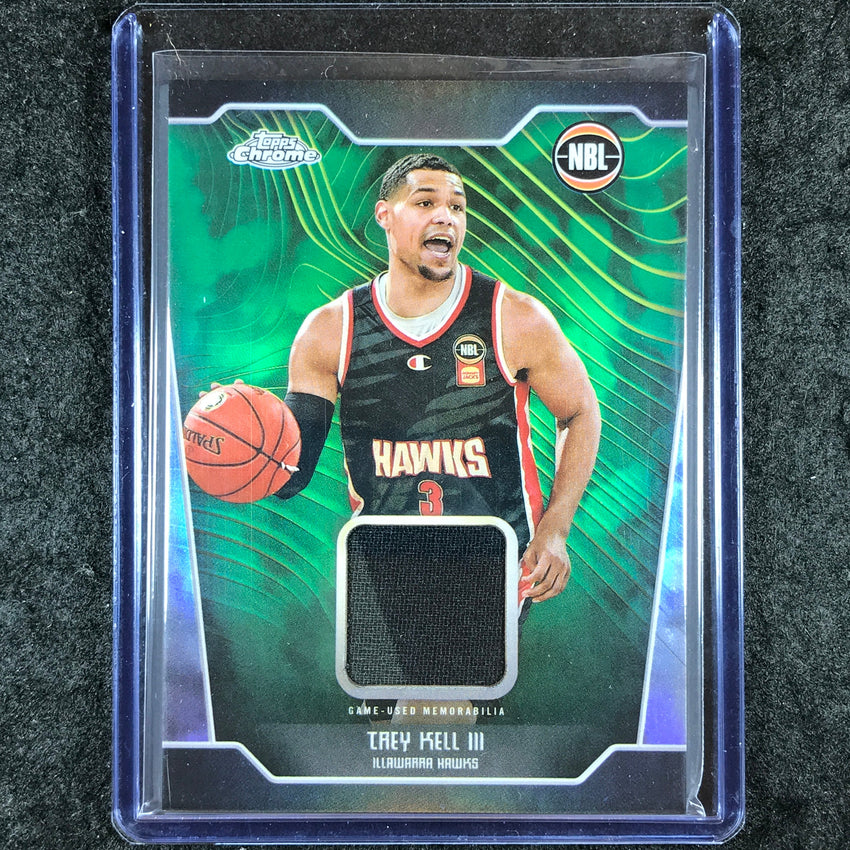 2024-25 Topps Chrome NBL TREY KELL III Jersey Relic Refractor #TK