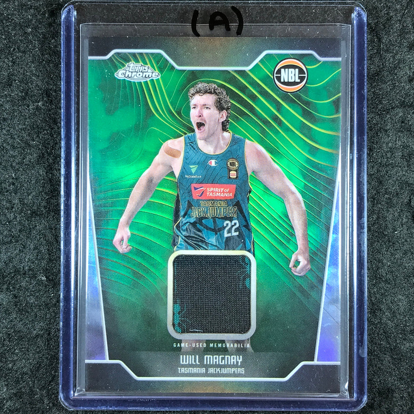 2024-25 Topps Chrome NBL WILL MAGNAY Jersey Relic Refractor #WM (A)