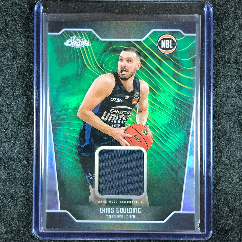 2024-25 Topps Chrome NBL CHRIS GOULDING Jersey Relic Refractor #CG