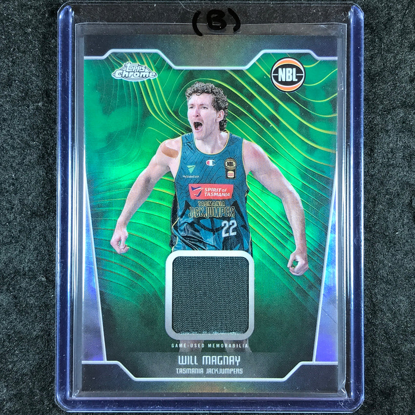 2024-25 Topps Chrome NBL WILL MAGNAY Jersey Relic Refractor #WM (B)