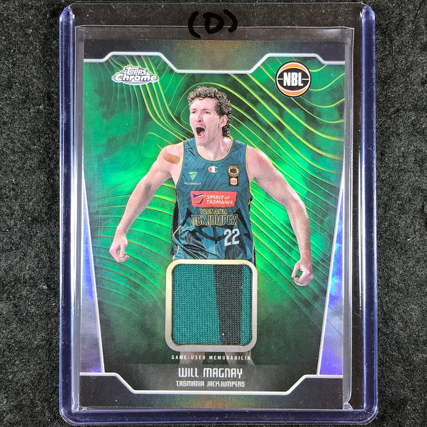 2024-25 Topps Chrome NBL WILL MAGNAY Jersey Relic Refractor #WM (D)