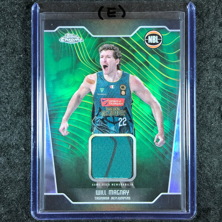 2024-25 Topps Chrome NBL WILL MAGNAY Jersey Relic Refractor #WM (E)