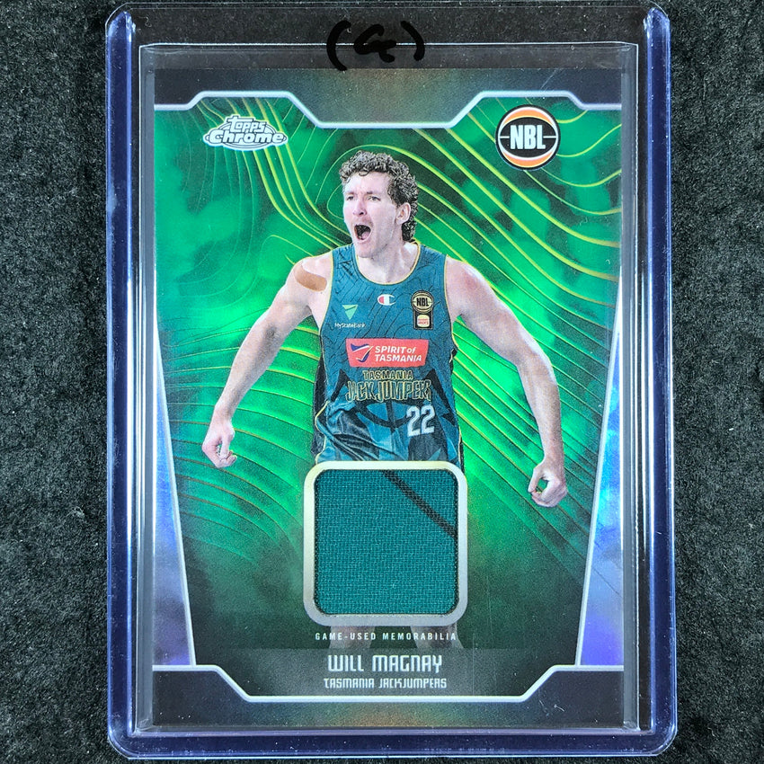 2024-25 Topps Chrome NBL WILL MAGNAY Jersey Relic Refractor #WM (G)