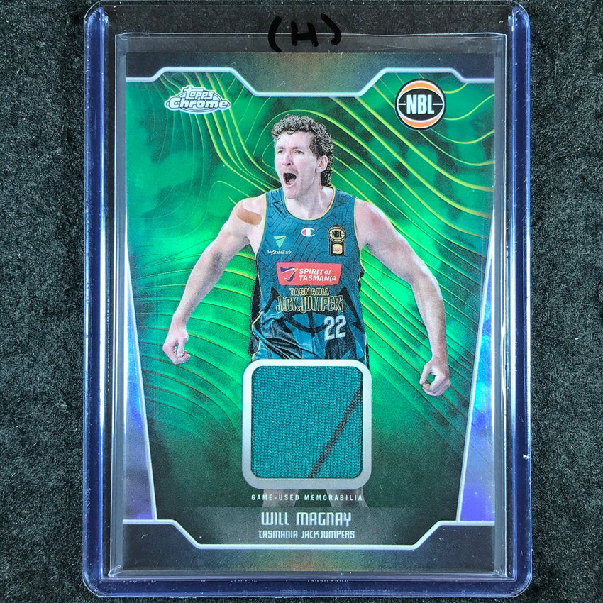 2024-25 Topps Chrome NBL WILL MAGNAY Jersey Relic Refractor #WM (H)