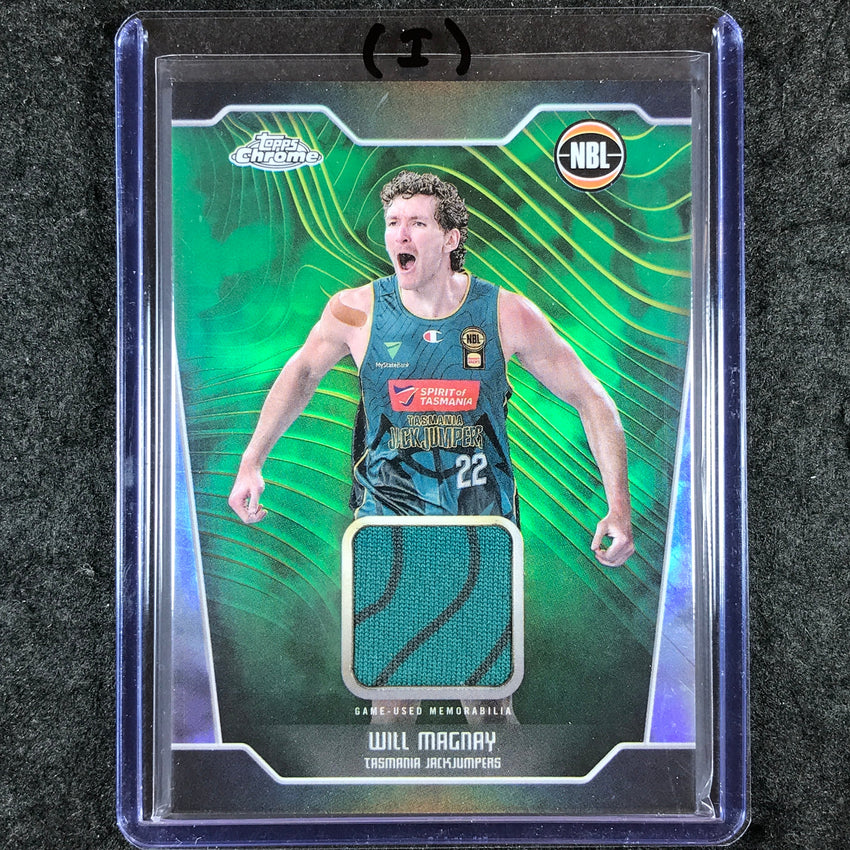 2024-25 Topps Chrome NBL WILL MAGNAY Jersey Relic Refractor #WM (I)