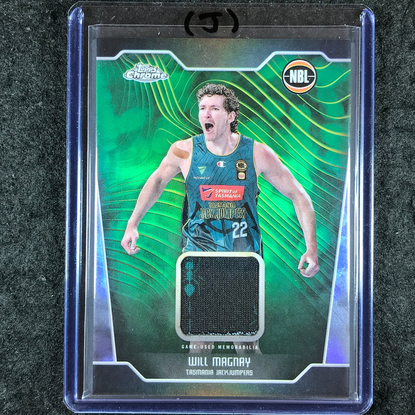 2024-25 Topps Chrome NBL WILL MAGNAY Jersey Relic Refractor #WM (J)