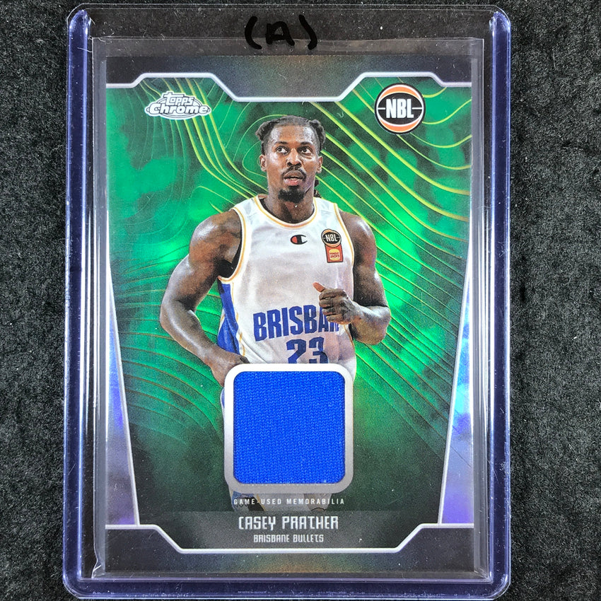 2024-25 Topps Chrome NBL CASEY PRATHER Jersey Relic Refractor #CP (A)