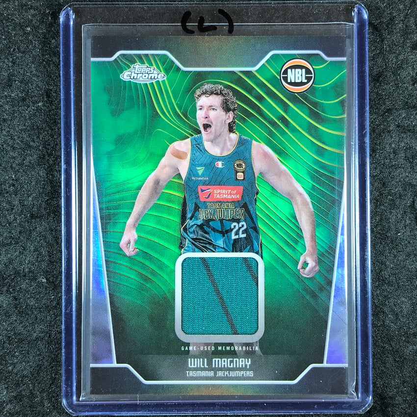2024-25 Topps Chrome NBL WILL MAGNAY Jersey Relic Refractor #WM (L)