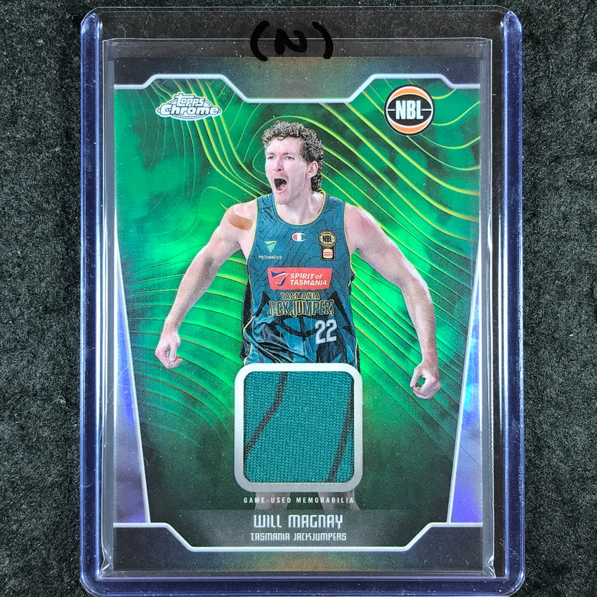 2024-25 Topps Chrome NBL WILL MAGNAY Jersey Relic Refractor #WM (N)