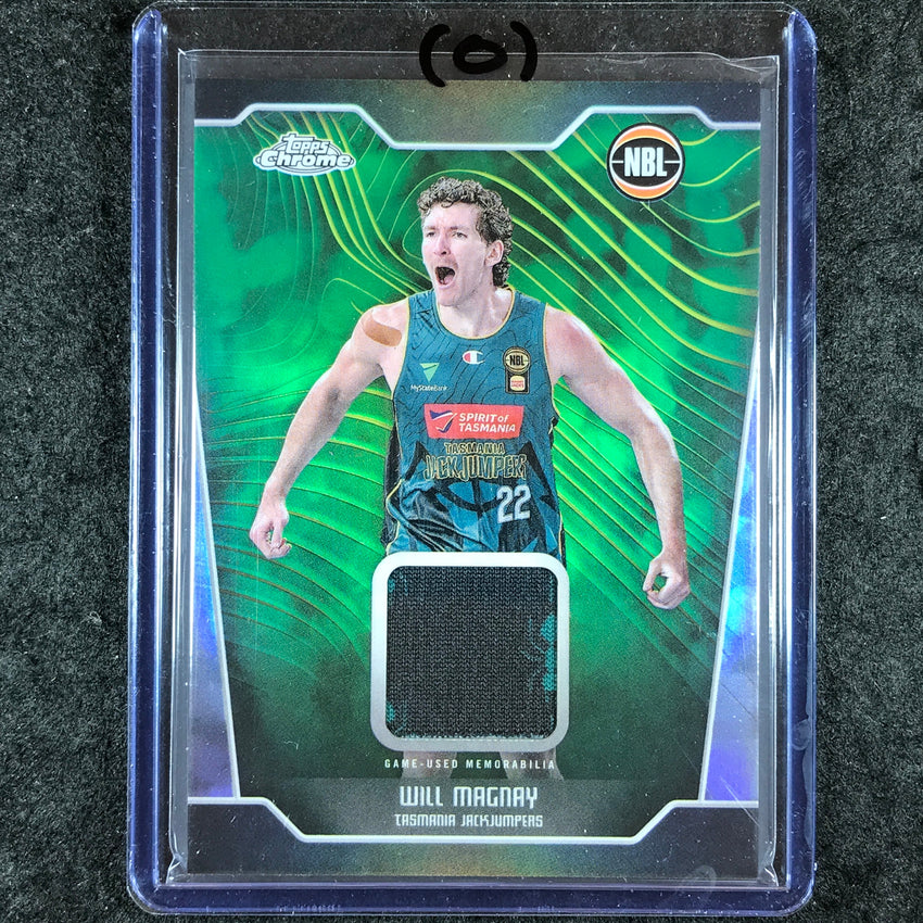 2024-25 Topps Chrome NBL WILL MAGNAY Jersey Relic Refractor #WM (O)
