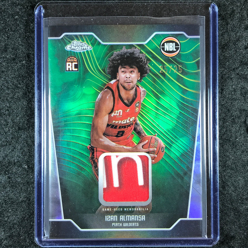 2024-25 Topps Chrome NBL IZAN ALMANSA Rookie Patch Relic Premium 25/25