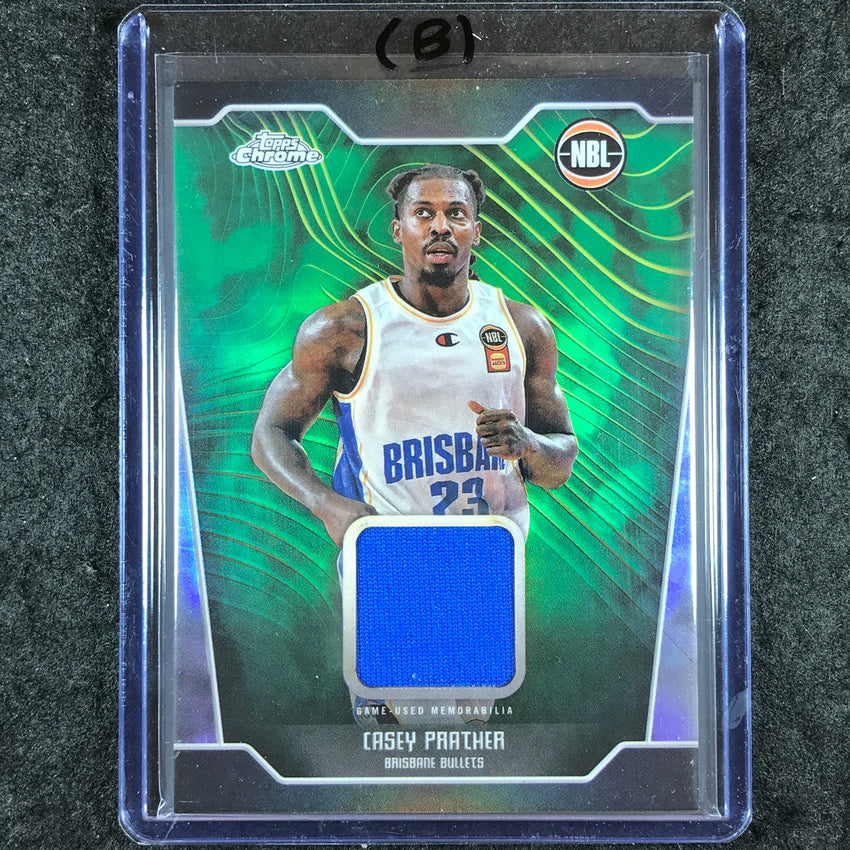 2024-25 Topps Chrome NBL CASEY PRATHER Jersey Relic Refractor #CP (B)