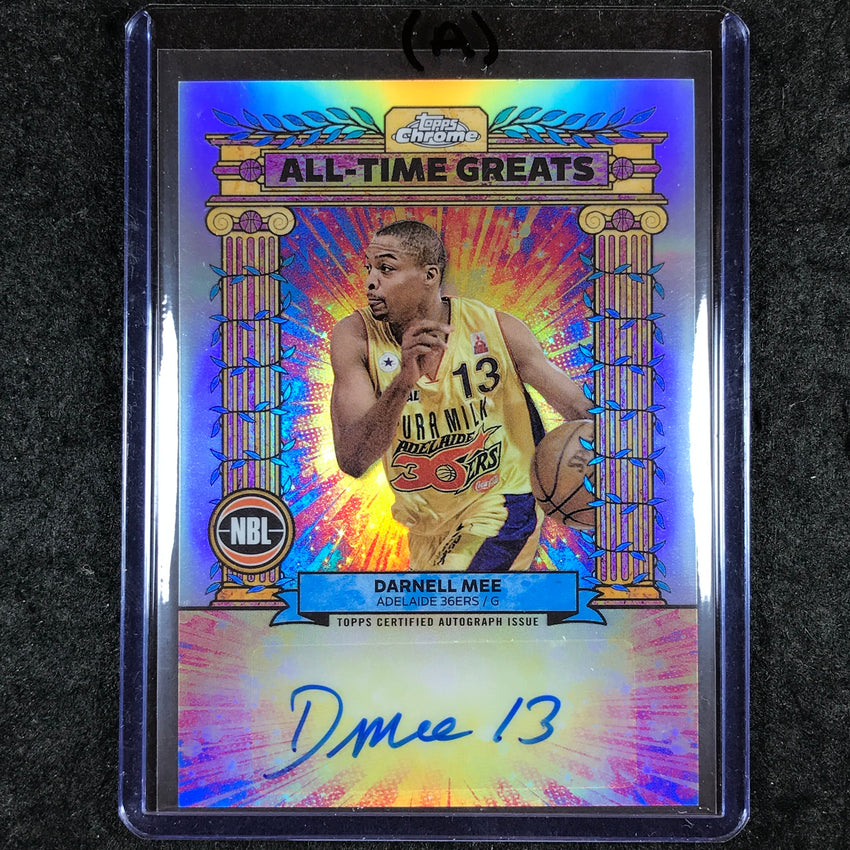 2024-25 Topps Chrome NBL DARNELL MEE All-Time Greats Autograph Refractor #DM (A)