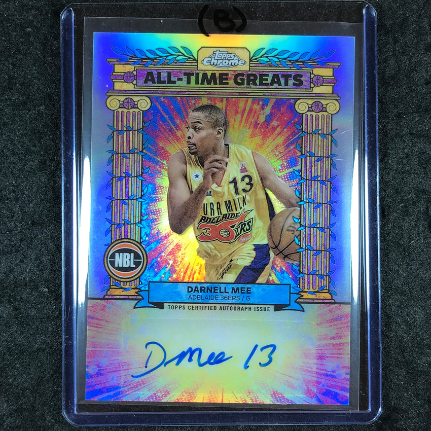2024-25 Topps Chrome NBL DARNELL MEE All-Time Greats Autograph Refractor #DM (B)