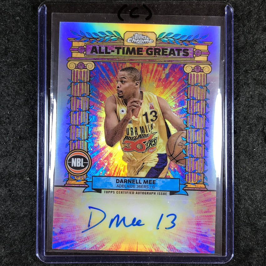 2024-25 Topps Chrome NBL DARNELL MEE All-Time Greats Autograph Refractor #DM (C)
