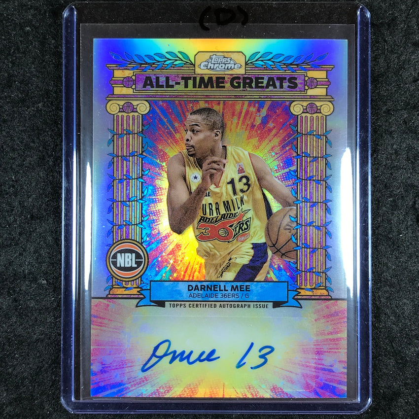 2024-25 Topps Chrome NBL DARNELL MEE All-Time Greats Autograph Refractor #DM (D)