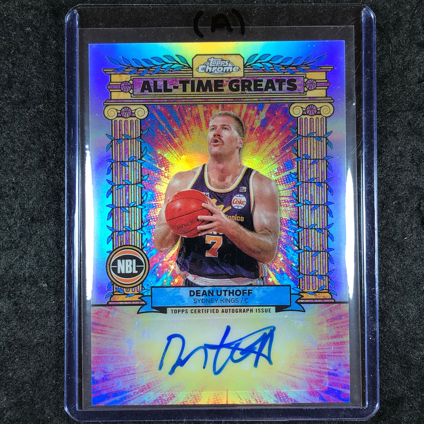2024-25 Topps Chrome NBL DEAN UTHOFF All-Time Greats Autograph Refractor #DU (A)