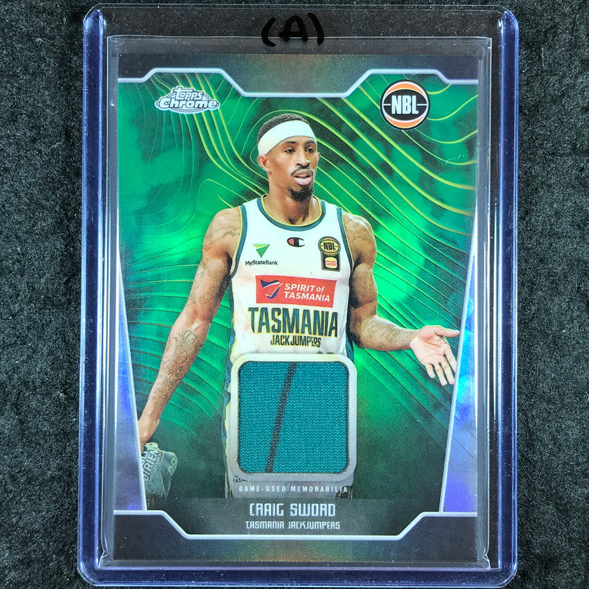 2024-25 Topps Chrome NBL CRAIG SWORD Jersey Relic Refractor #CS (A)