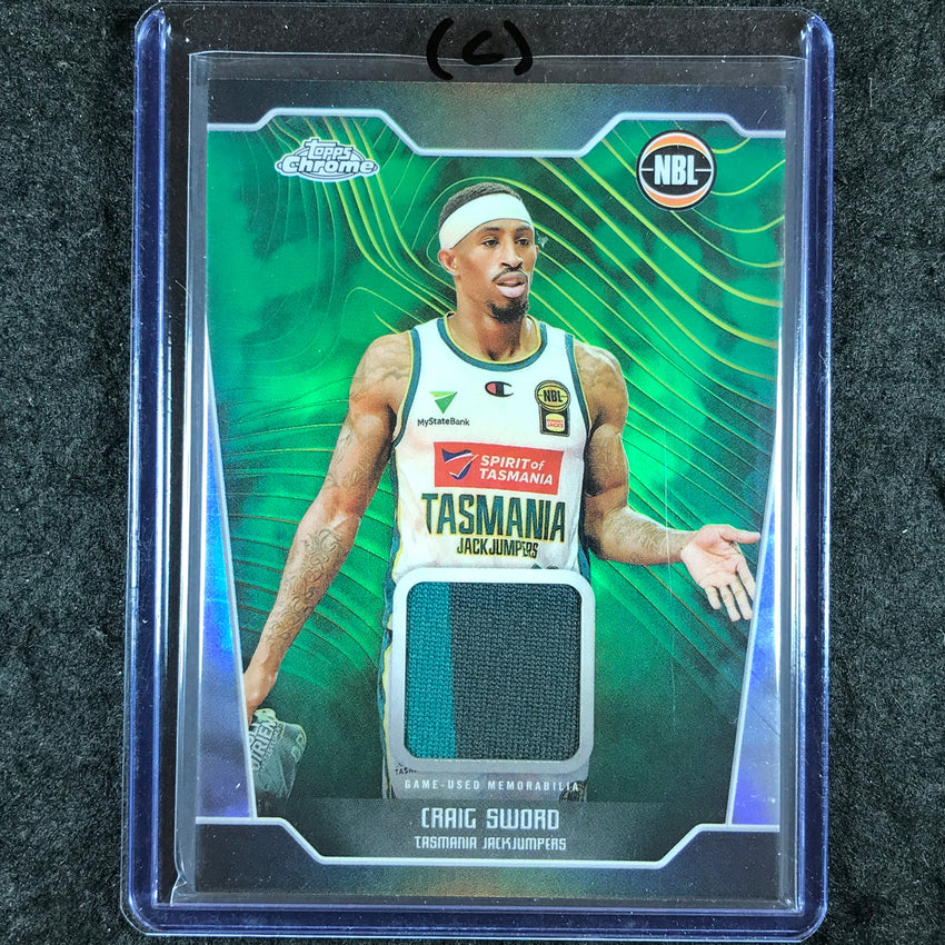 2024-25 Topps Chrome NBL CRAIG SWORD Jersey Relic Refractor #CS (C)