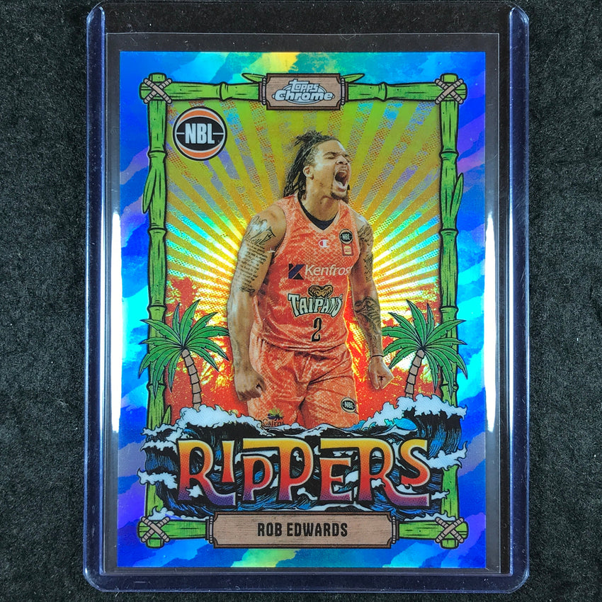 2024-25 Topps Chrome NBL ROB EDWARDS Rippers SSP #3