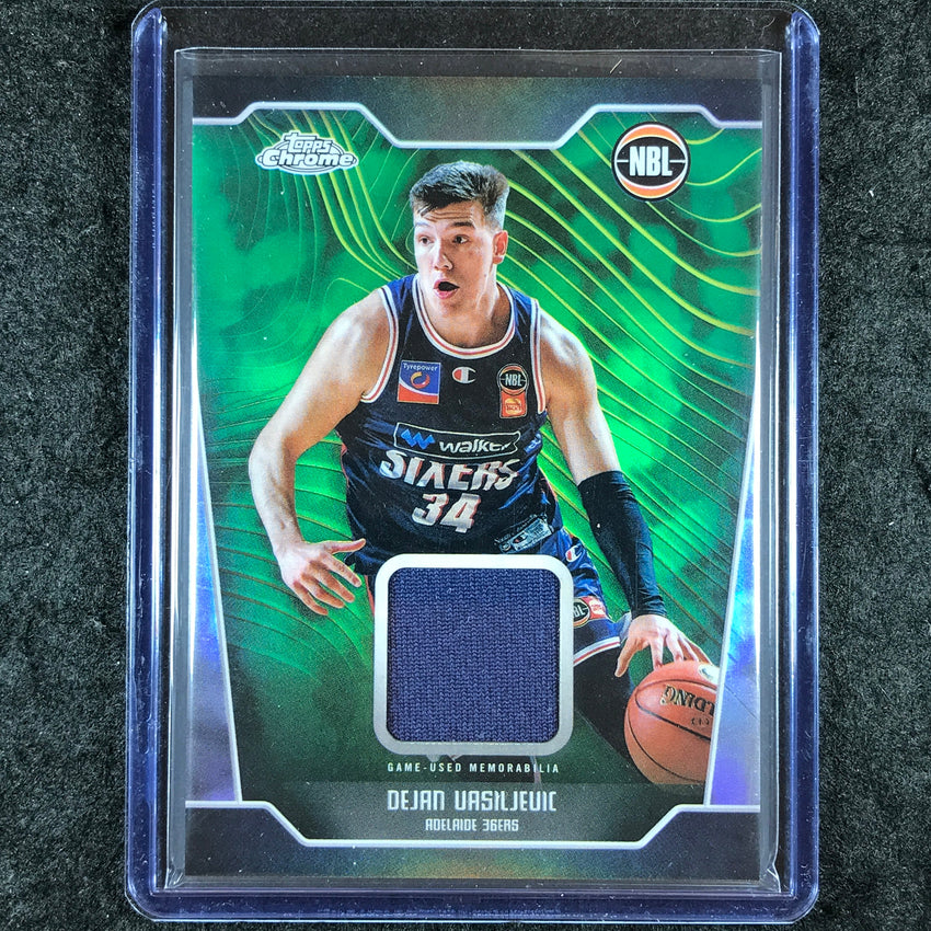 2024-25 Topps Chrome NBL DEJAN VASILJEVIC Jersey Relic Refractor #DV