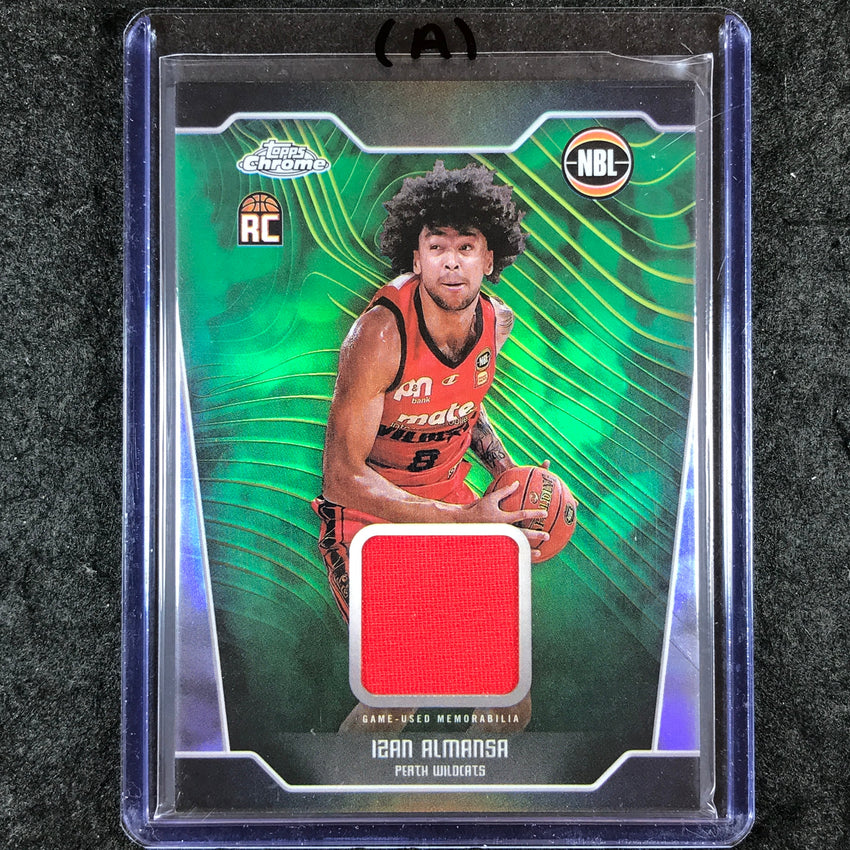 2024-25 Topps Chrome NBL IZAN ALMANSA Rookie Jersey Relic Refractor #IA (A)