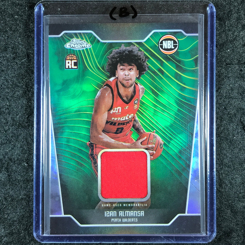 2024-25 Topps Chrome NBL IZAN ALMANSA Rookie Jersey Relic Refractor #IA (B)