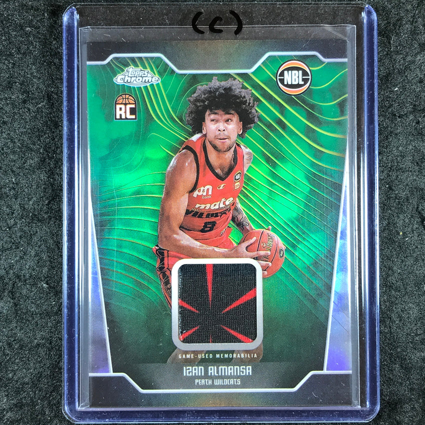 2024-25 Topps Chrome NBL IZAN ALMANSA Rookie Jersey Relic Refractor #IA (C)