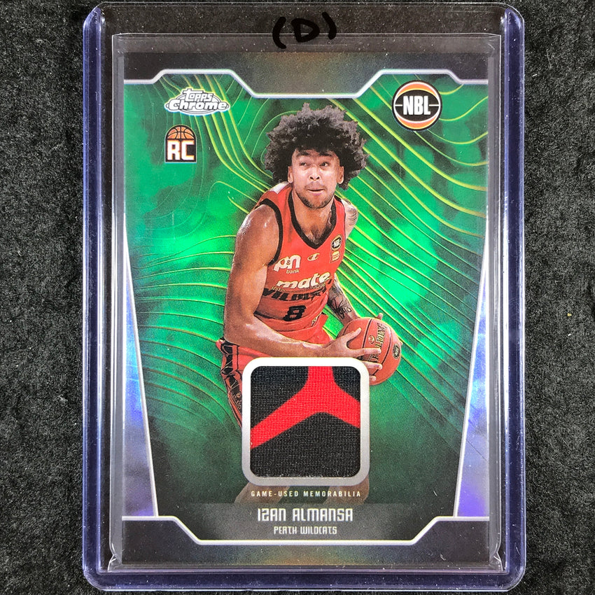 2024-25 Topps Chrome NBL IZAN ALMANSA Rookie Jersey Relic Refractor #IA (D)