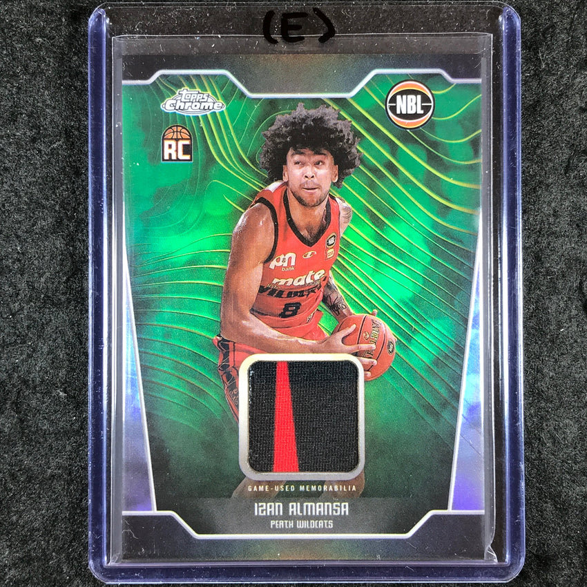 2024-25 Topps Chrome NBL IZAN ALMANSA Rookie Jersey Relic Refractor #IA (E)