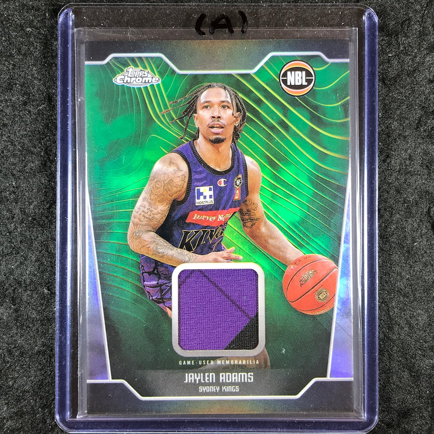 2024-25 Topps Chrome NBL JAYLEN ADAMS Jersey Relic Refractor #JA (A)