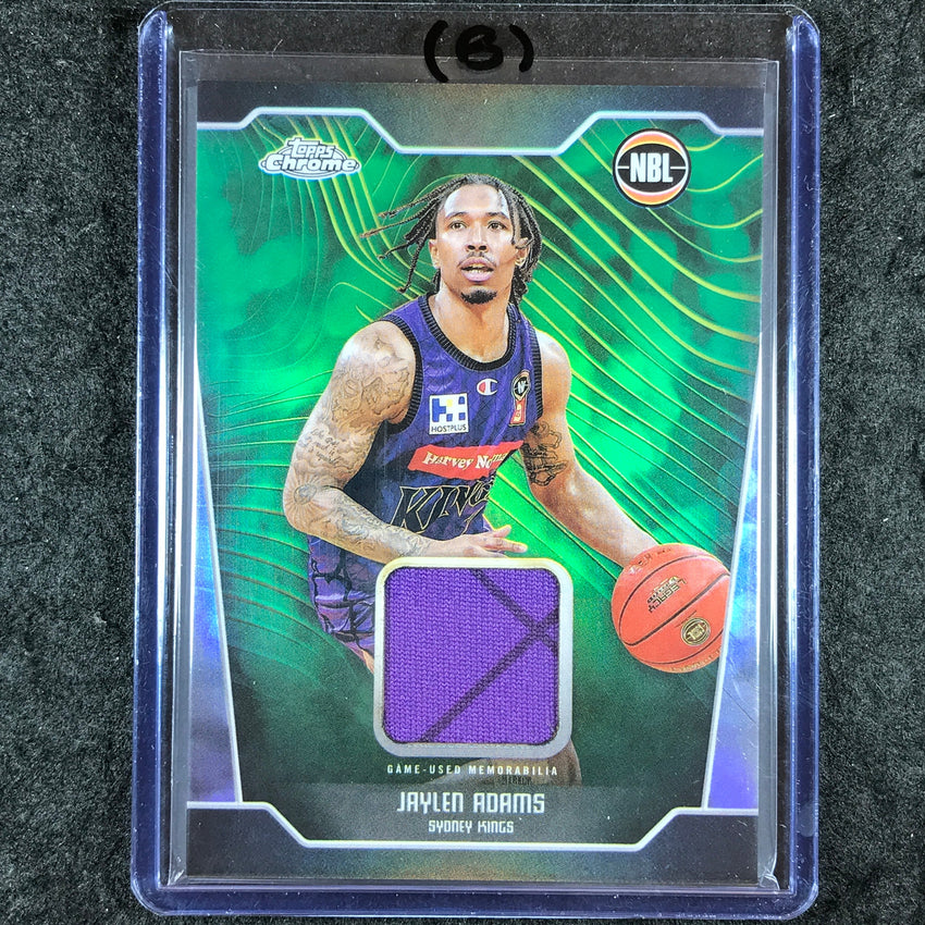 2024-25 Topps Chrome NBL JAYLEN ADAMS Jersey Relic Refractor #JA (B)