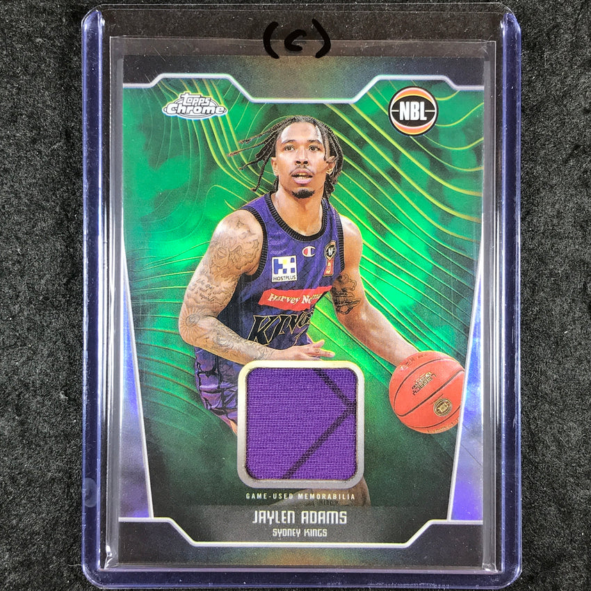2024-25 Topps Chrome NBL JAYLEN ADAMS Jersey Relic Refractor #JA (C)