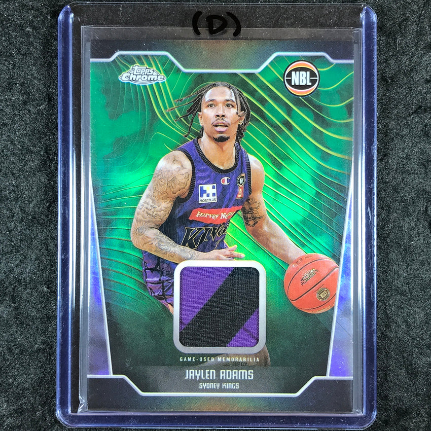 2024-25 Topps Chrome NBL JAYLEN ADAMS Jersey Relic Refractor #JA (D)