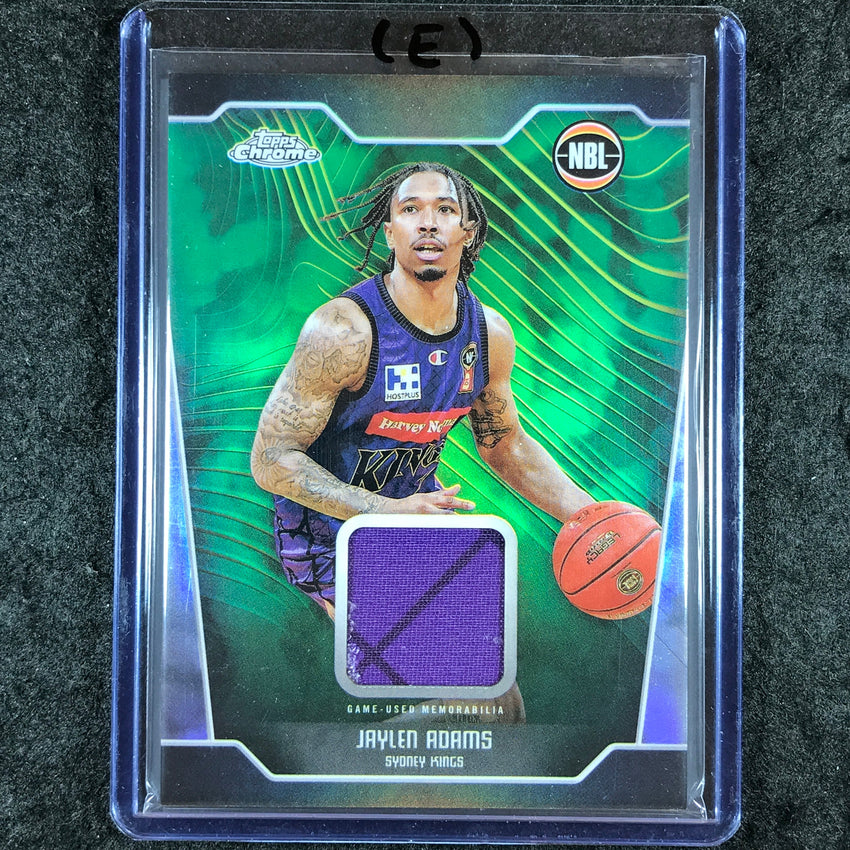 2024-25 Topps Chrome NBL JAYLEN ADAMS Jersey Relic Refractor #JA (E)