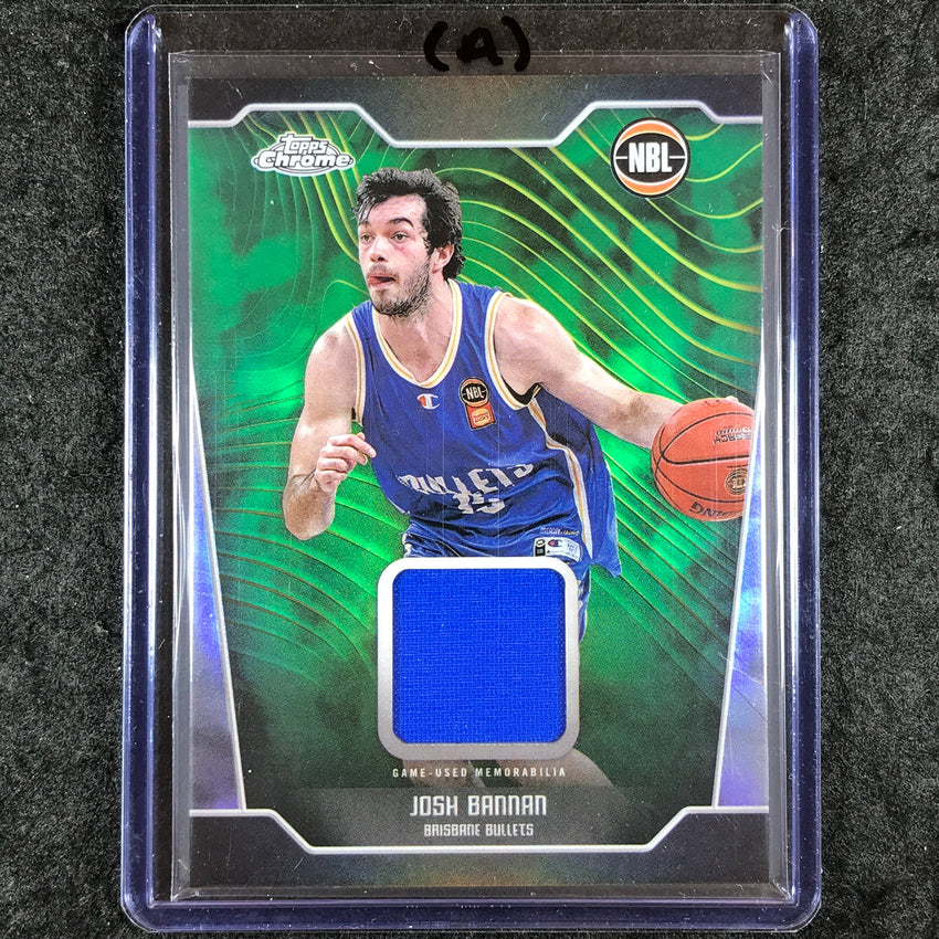 2024-25 Topps Chrome NBL JOSH BANNAN Jersey Relic Refractor #JB (A)