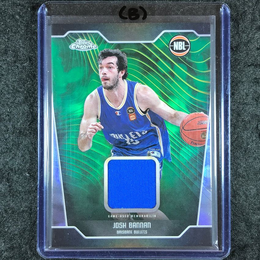 2024-25 Topps Chrome NBL JOSH BANNAN Jersey Relic Refractor #JB (B)