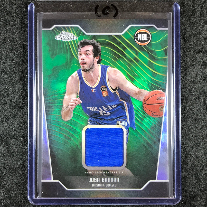 2024-25 Topps Chrome NBL JOSH BANNAN Jersey Relic Refractor #JB (C)