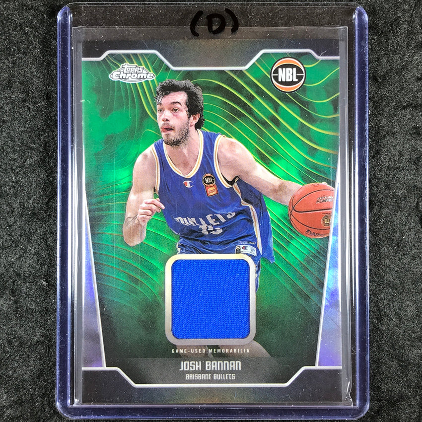 2024-25 Topps Chrome NBL JOSH BANNAN Jersey Relic Refractor #JB (D)
