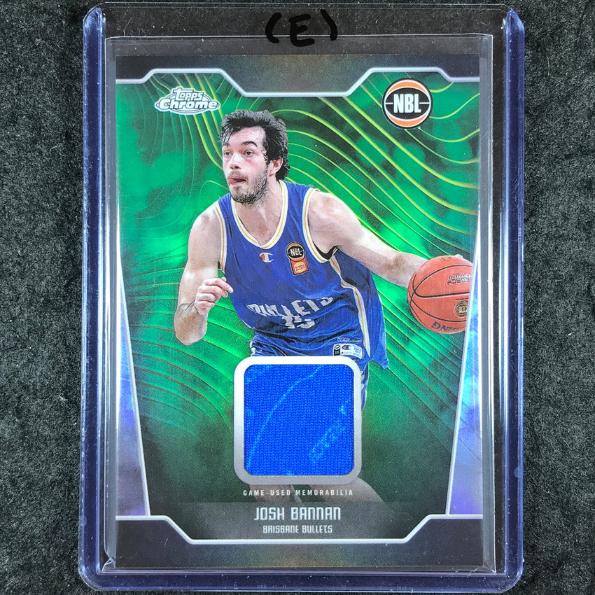 2024-25 Topps Chrome NBL JOSH BANNAN Jersey Relic Refractor #JB (E)