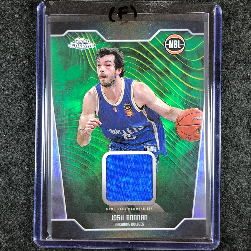 2024-25 Topps Chrome NBL JOSH BANNAN Jersey Relic Refractor #JB (F)
