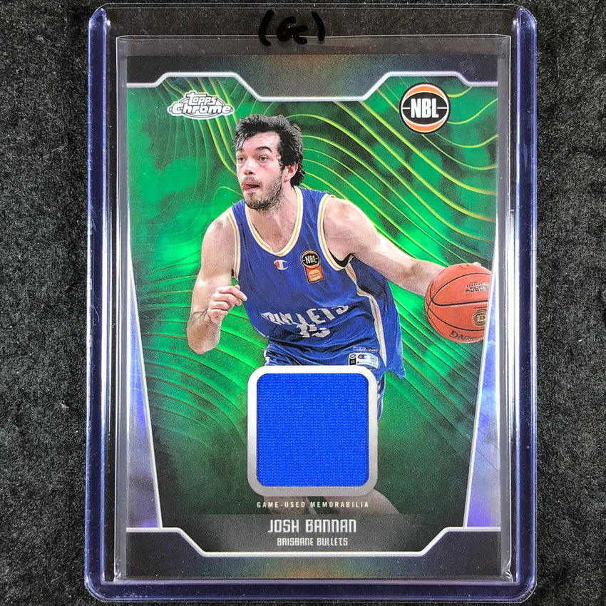 2024-25 Topps Chrome NBL JOSH BANNAN Jersey Relic Refractor #JB (G)