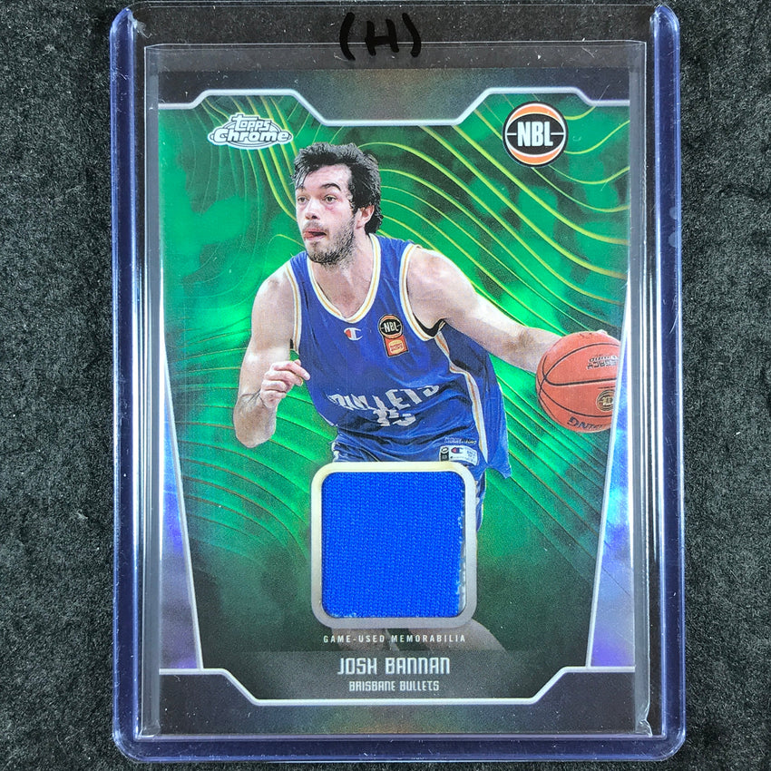 2024-25 Topps Chrome NBL JOSH BANNAN Jersey Relic Refractor #JB (H)