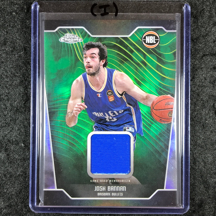 2024-25 Topps Chrome NBL JOSH BANNAN Jersey Relic Refractor #JB (I)