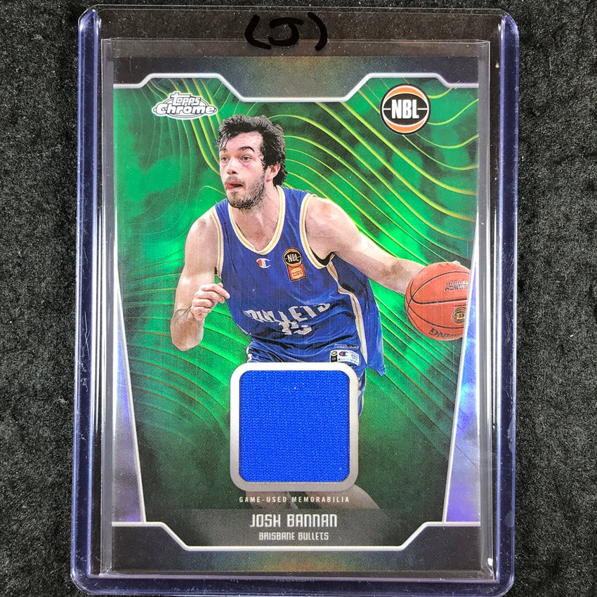 2024-25 Topps Chrome NBL JOSH BANNAN Jersey Relic Refractor #JB (J)
