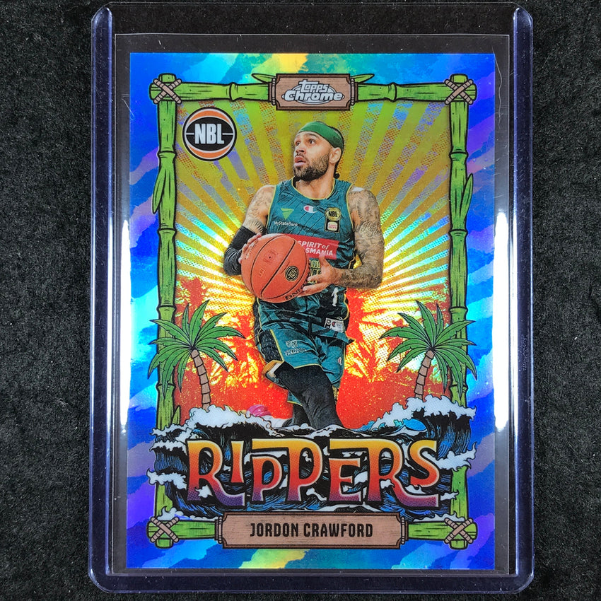 2024-25 Topps Chrome NBL JORDON CRAWFORD Rippers SSP #10