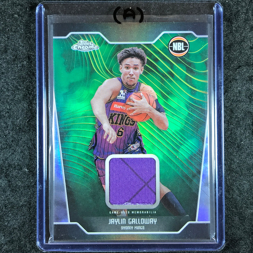 2024-25 Topps Chrome NBL JAYLIN GALLOWAY Jersey Relic Refractor #JG (A)