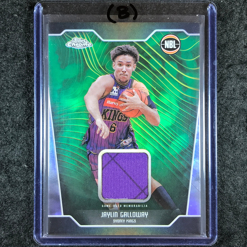 2024-25 Topps Chrome NBL JAYLIN GALLOWAY Jersey Relic Refractor #JG (B)