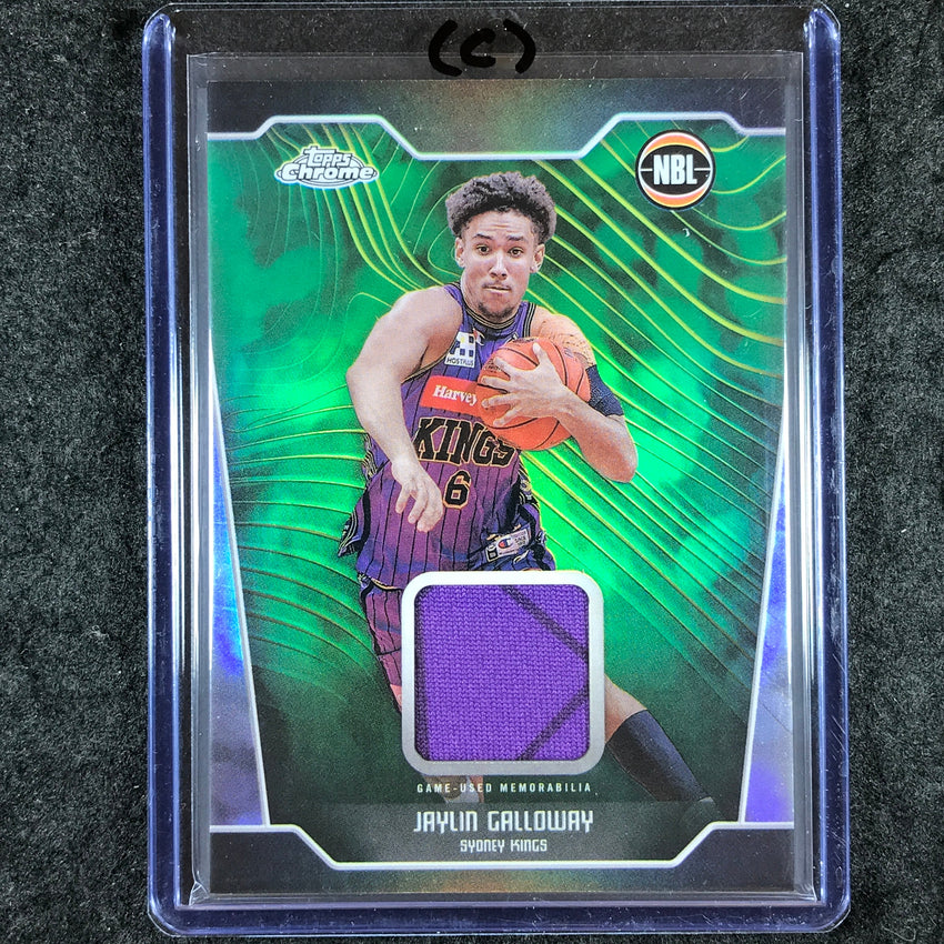 2024-25 Topps Chrome NBL JAYLIN GALLOWAY Jersey Relic Refractor #JG (C)