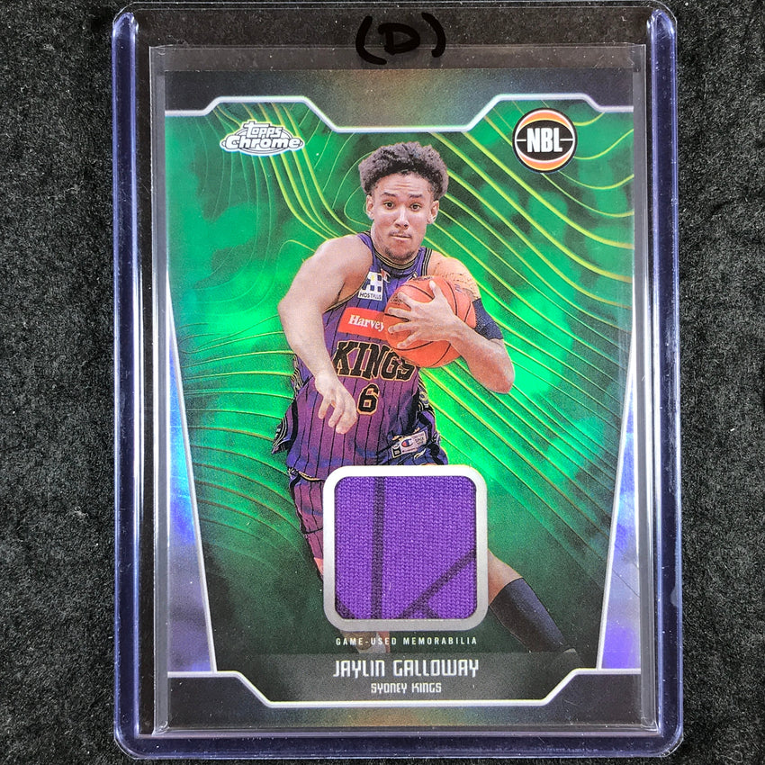 2024-25 Topps Chrome NBL JAYLIN GALLOWAY Jersey Relic Refractor #JG (D)
